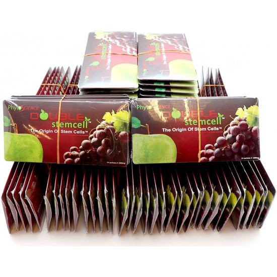 20 Packs (Swiss Quality Formula) PhytoScience Apple and Grape Double stemcell for Anti Aging with Phyto Cell Tec