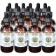 Brahmi Alcohol-Free Liquid Extract, Organic Brahmi Liquid (Bacopa Monnieri) Whole Herb Dried Glycerite Hawaii Pharm Natural Herbal Supplement 15x4 oz