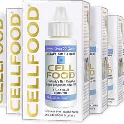 Cellfood Liquid Concentrate, 1 oz. (10 Pack) - Original Oxygenating Immune Support Formula - Seaweed Sourced Minerals, Enzymes, Amino Acids, Electrolytes - Gluten Free, Non-GMO, Certified Kosher