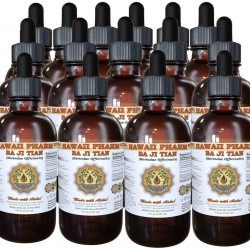 Ba Ji Tian Tincture, Ba Ji Tian, Morinda (Morindae Officinalis) Root Liquid Extract, Herbal Supplement 15x4 oz