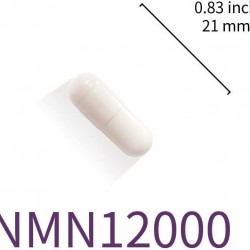 Lovita NMN 12000 (Nicotinamide Mononucleotide) with Resveratrol, 99% Purity, Anti Aging, 60 Vegetarian Enteric Coated Capsules