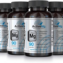 Superior Blend – 3x Absorption Magnesium 300mg with Zinc | Active Mg - Rebrand of Migraine Stop | Immunity Support | for: Migraine Headaches - Anxiety – RLS - Muscle Cramps - PMS – Insomnia | 6pk