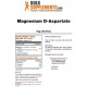 Bulksupplements Magnesium D-Aspartate (5 kilograms)