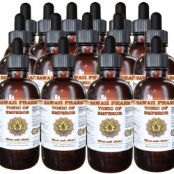 Shiitake, Maitake, Cordiceps, Reishi Liquid Extract, Organic Dried Shiitake, Maitake, Cordiceps, Reishi Tincture, Herbal Supplement, Hawaii Pharm, Made in USA, 15x4 fl.oz