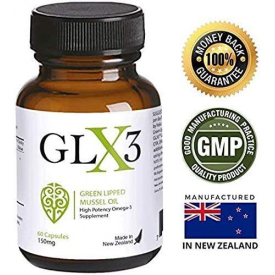 GLX3 6 Pack - Extra Strength Green Lipped Mussel Oil Capsules – Green Mussel New Zealand Oil