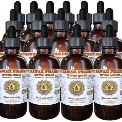 Bitter Melon Liquid Extract, Organic Bitter Melon (Momordica Charantia) Dried Fruit Tincture Herbal Supplement 15x4 oz