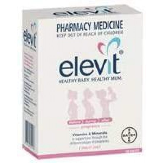 Elevit Pregnancy Multivitamin Tablets 100 Tab (2 Pack Shipped from Australia) in Eco Friendly Packaging Crafted by Delia Creations