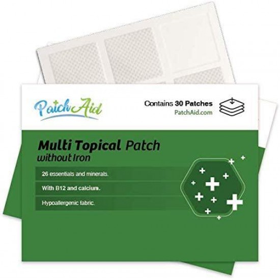 Multi Plus Topical Patch Without Iron by PatchAid (12-Month Supply)