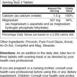 CALCIUM OROTATE 200 Tablets ( 6 Pack )