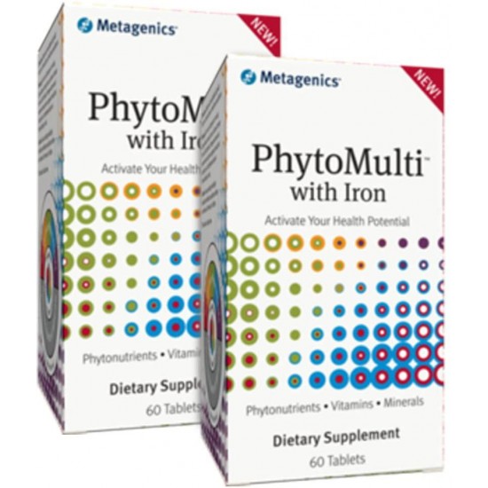 Metagenics PhytoMulti with Iron 60 Tabs - TwinPak