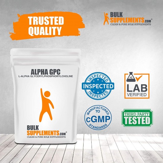 BulkSupplements.com Alpha-GPC (L-Alpha Glycerylphosphorylcholine) (5 Kilograms - 11 lbs)