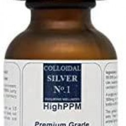 Colloidal Silver No.1 HighPPM | Premium Grade Nano Colloidal Silver Concentrate 10000ppm (1 fl. oz. / 30 ml) | Can Be Diluted to Make 8 Gallons of 10ppm Pure Nano Colloidal Silver