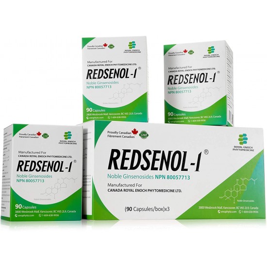 REDSENOL-1(3 Boxes) & REDSENOL DAG (2 Bottles) Rare Ginsenosides- Multicomponent Highly Bioactive Rare Ginsenosides