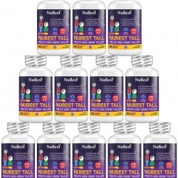 NuBest Tall Kids - Helps Kids Grow Taller from 2 to 9 Years Old with Multivitamins and Multi-Minerals - Berry Flavor - Doctor Recommended - 90 Chewable Tablets (Pack of 12)