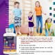 NuBest Tall Kids - Helps Kids Grow Taller from 2 to 9 Years Old with Multivitamins and Multi-Minerals - Berry Flavor - Doctor Recommended - 90 Chewable Tablets (Pack of 6)