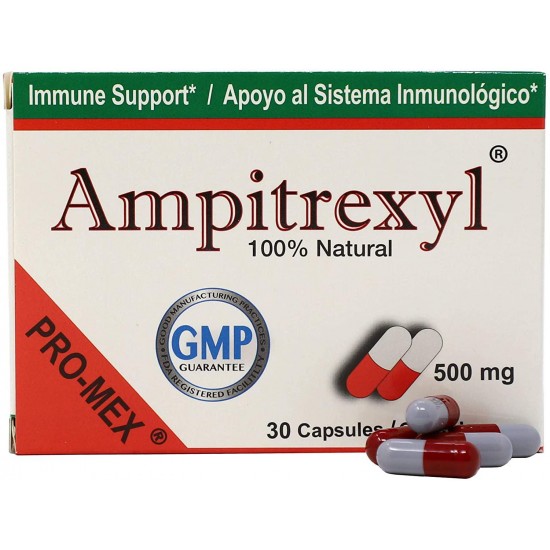 AMPITREXYL Ampitrexyl 500mg Capsules, 30 Count (Pack of 24)