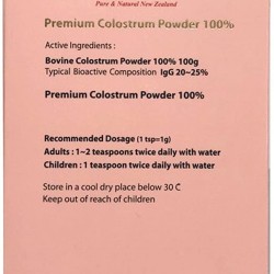 Hi Well Premium Pure New Zealand Bovine Colostrum Powder 100% 100g (Pack of 3)