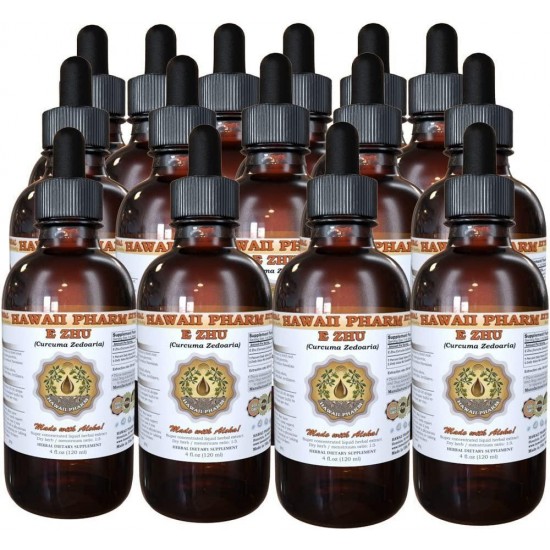 E Zhu Tincture, E Zhu, Zedoary (Curcuma Zedoaria) Root Liquid Extract, Herbal Supplement 15x4 oz