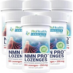 ProHealth NMN Pro 6-Pack (250 mg, 30 lozenges per Bottle) Nicotinamide Mononucleotide