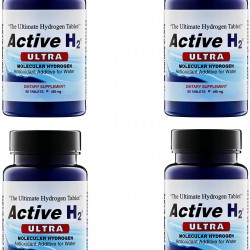 Quicksilver Scientific Active H Molecular Hydrogen Tablets 4 pack 240 Tablets