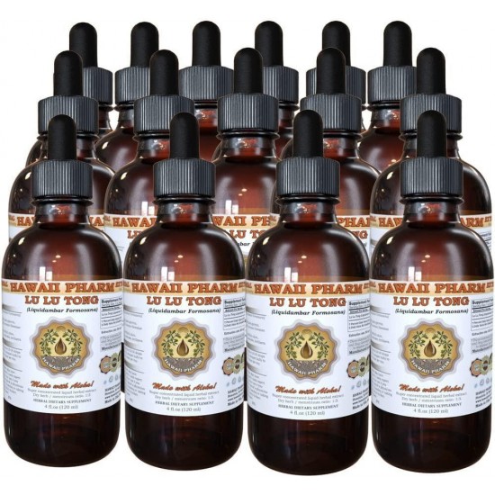 Lu Lu Tong Tincture, Lu Lu Tong, Sweetgum (Liquidambar Formosana) Fruit Liquid Extract, Herbal Supplement 15x4 oz