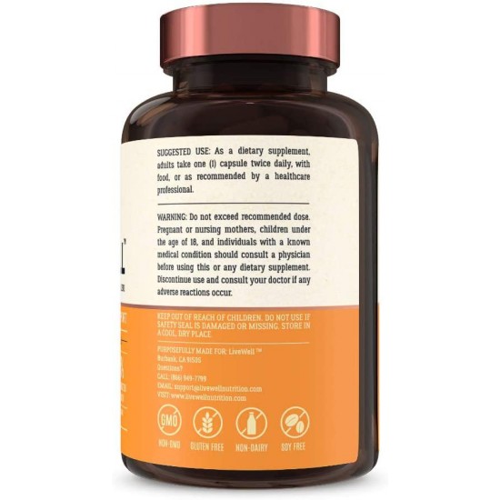 CurcuWell - Maximum Strength Joint, Body and Cognitive Support | High-Potency Curcumin and Boswellia Blend (360 Capsules)