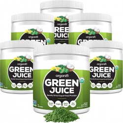 Organifi: Green Juice - Organic Superfood Supplement Powder - 6 Pack - Supply - Organic Vegan Greens - Hydrates and Revitalizes - Support Immunity, Relaxation and Sleep