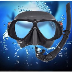 Nologo Ping Bu Qing Yun Swimming Goggles - Silicone Goggles Freediving Mask Professional Scuba Diving Equipment Snorkeling Sambo Swim Mask