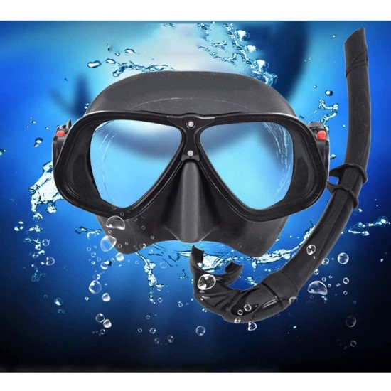 Nologo Ping Bu Qing Yun Swimming Goggles - Silicone Goggles Freediving Mask Professional Scuba Diving Equipment Snorkeling Sambo Swim Mask