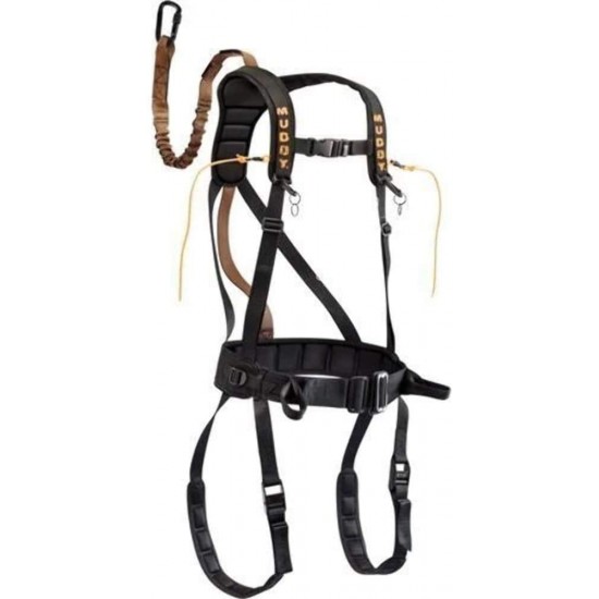 Muddy Safeguard Harness, X-Large, Black