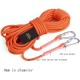 CHUNSHENN Climbing Rope Wear-Resistant for Camping Rock Climbing Outdoor Activities in A Variety of Color Sizes Ropes (Color : F, Size : 12mm 50m) Outdoor Recreation