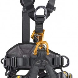 PETZL - Astro BOD Fast Black Full Body Harness W/Integrated Croll L, Black, 0