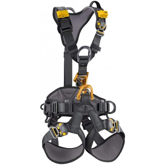 PETZL - Astro BOD Fast Black Full Body Harness W/Integrated Croll L, Black, 0