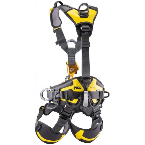 PETZL - Astro BOD Fast Black Full Body Harness W/Integrated Croll L, Black, 0