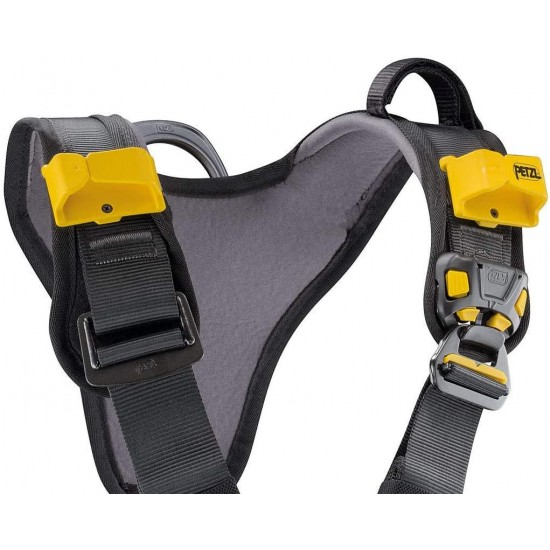 PETZL - Astro BOD Fast Black Full Body Harness W/Integrated Croll L, Black, 0