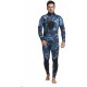 Nataly Osmann Men 5mm Neoprene 2-Pieces Camouflage Spearfishing Premium Wetsuit Long Sleeve Scuba Diving Suit Full Body Keep Warm Hooded Snorkeling Suits