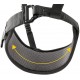 Petzl C038BA01 New Falcon Lightweight Seat Harness for Rescue Operations Involving Rope Ascent, Size 1, Black