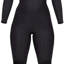 Henderson Women's Thermoprene Pro Wetsuit 5mm Back Zip Fullsuit Black/Lavender