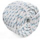 Perantlb Double Braid Rope, 5/8 inch by 150 feet, Weather Resistant Polyester Material, can be Used as Climbing Rope, Boat Rope