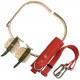 Elitte Professional Tree Climbing Spikes Set Pole, Climbing Spurs, Tree Climbing Tool, Includes one Free Pair of Gloves