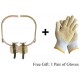 Elitte Professional Tree Climbing Spikes Set Pole, Climbing Spurs, Tree Climbing Tool, Includes one Free Pair of Gloves