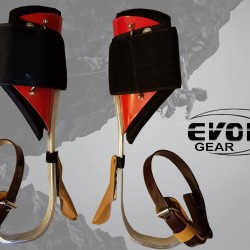 Evoke Gear Tree Climbing Spike Set Aluminum Pole Climbing Spurs Climbers