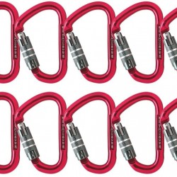 Fusion Climb Eureka Auto Lock Pear Shape Carabiner 10-Pack