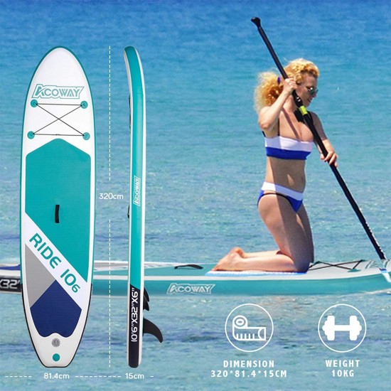 ACOWAY Inflatable Stand Up Paddle Board,10'6×32