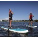 SEACHOICE 86941 Inflatable Stand-Up Paddle Board Kit - Includes Dual-Action Pump with Pressure Gauge, Ankle Leash & Carry-Bag