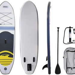 Massimo Stand Up Paddle Board SUP with Carrying Case & Pump | Inflatable | River Lake Paddle Board