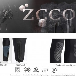 ZCCO Wetsuits Men's 5mm Premium Neoprene Front Zip Full Suits for Scuba Diving,Spearfishing,Snorkeling,Surfing,Canoeing Dive Skin