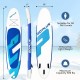 Goplus Inflatable Stand Up Paddle Board, 10ft/11ft SUP with Accessory Pack, Adjustable Paddle, Carry Bag, Bottom Fin, Hand Pump, Leash and Repair Kit