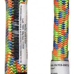 Pelican Rope Tree Viper 24 Strand Arborist Tree Climbing Rope Double-Ply Braid with Polyester Cover and Nylon Inner Core Diameter: 11.8 mm. MBS: 28 kN. (120 ft. to 300 ft.)