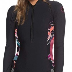 Roxy Popsurf 1.5mm Full Zip B-LCK Springsuit - Long-Sleeve